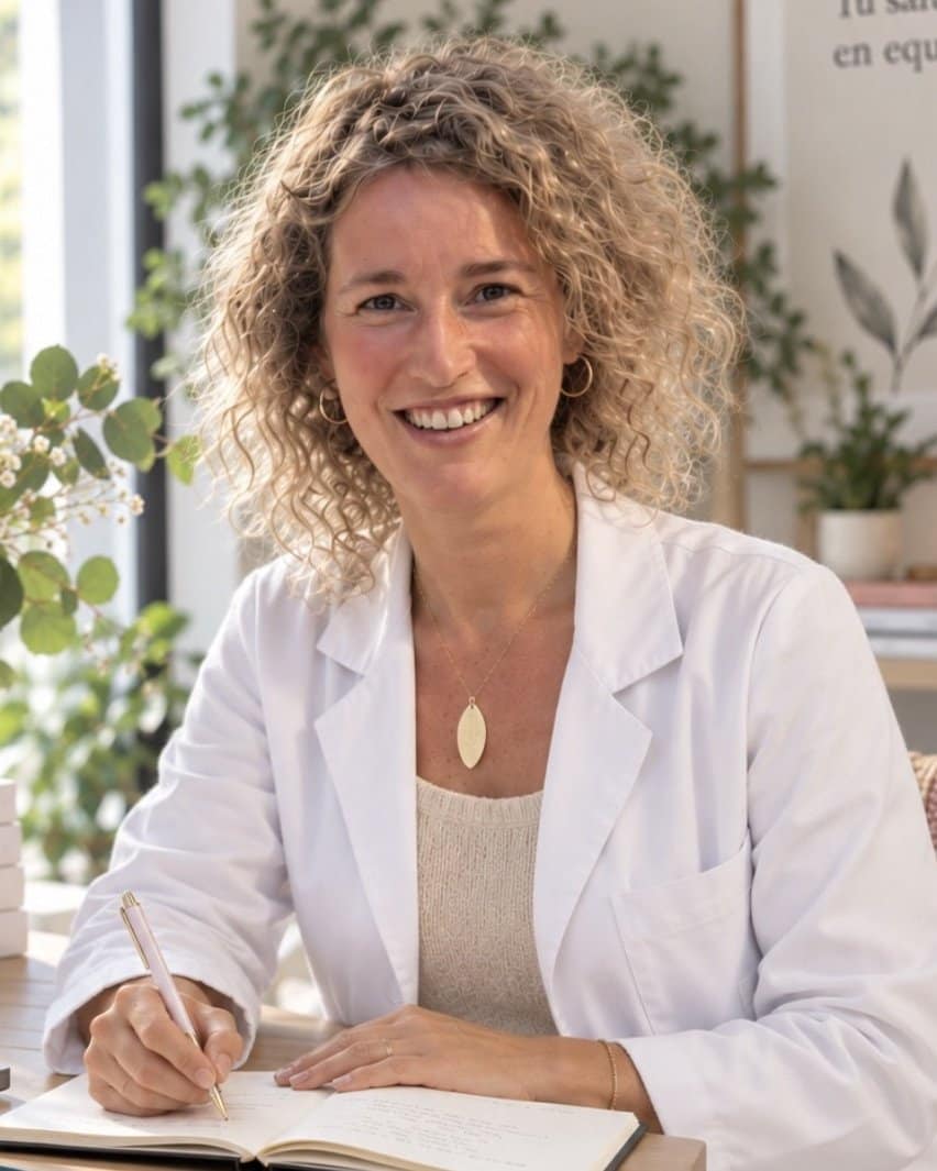 Dra. Judith Palacios, uróloga en Bilbao, en su consulta de la Clínica Euskalduna